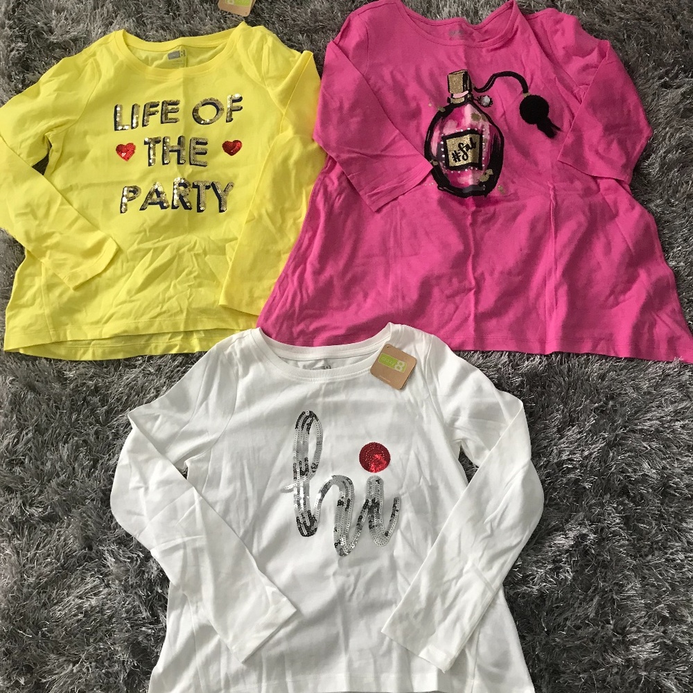 Bundle of 3 Gymboree and Crazy 8 flare tops